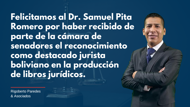 Felicitaciones Dr. Samuel Pita